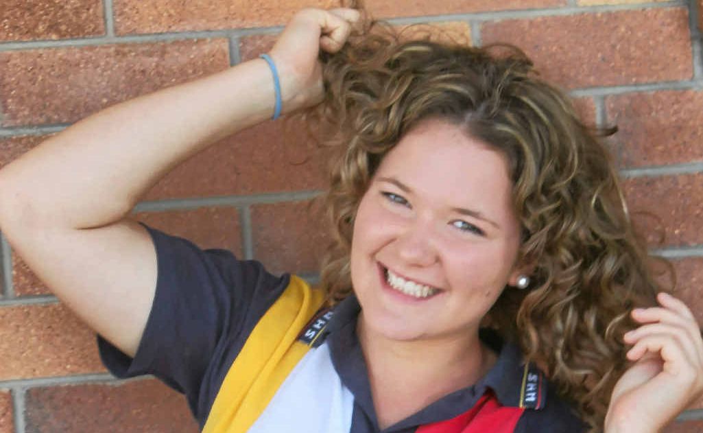 Libby Brown savours her last days with her long curly locks before she shaves her head for a cure on Thursday to raise money for the Leukaemia Foundation. Libby Brown savours her last days with her long curly locks before she shaves her head for a cure on Thursday to raise money for the Leukaemia Foundation.